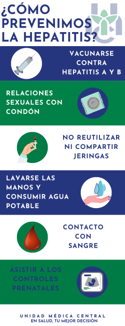 ¿Cómo prevenimos la hepatitis